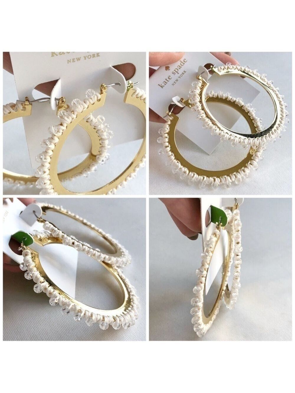 Kate Spade Wrap It Up Hoop Earrings - Picture 6 of 8